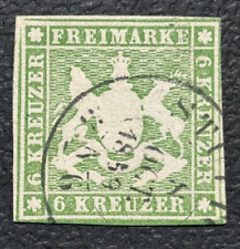 Wurttemberg stamp germany d'occasion  Le Havre-