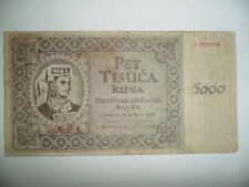 Banconota 5000 kuna usato  Reggio Calabria