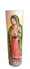 Vela de oración devoción sin llama LED Virgen de Guadalupe, temporizador St 4 horas segunda mano  Embacar hacia Argentina