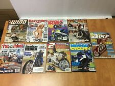 Revista de carreras de motocicletas 9 números traseros 2003-07 Easyrider The Horse etc.  segunda mano  Embacar hacia Mexico