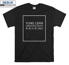 Camiseta unissex masculina feminina Yung Lean Unknown Death未 知 の死 Japão 2023, usado comprar usado  Enviando para Brazil