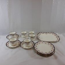 ANTIQUE Cauldon Tea Set Floral Gilded #259107 for sale  Shipping to South Africa