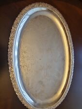 Silver oval. tray for sale  MARLOW