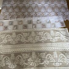Lace net curtains for sale  PINNER