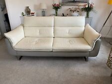 2 x light grey sofas for sale  GRAVESEND