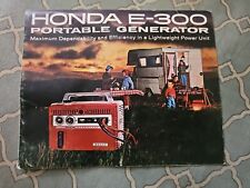 Folheto vintage Honda Generator E300 revendedor 1965 raro comprar usado  Enviando para Brazil