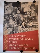 Plakat volkes glück gebraucht kaufen  Berlin