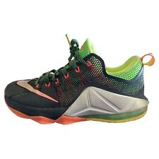 Tênis esportivo Nike Lebron 12 baixo masculino US9 preto verde basquete 724557-003 comprar usado  Enviando para Brazil