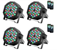 Dj Lights, 36 LED Par Lights Stage Lights with Sound Activated Remote Control &, used for sale  Shipping to South Africa