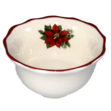Poinsettia dessert bowl for sale  Crawfordsville