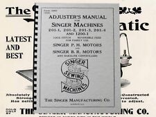 Máquina de coser Singer 201-1 manual de ajuste ""1936" (54 páginas) segunda mano  Embacar hacia Argentina