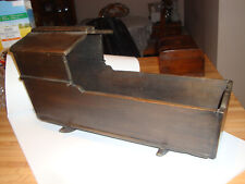 Dolls Wooden Rocking Crib Bed Cot Vintage Antique 18 inches  long " for sale  Shipping to South Africa