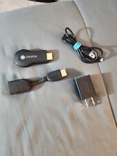 Google Chromecast 1st Gen Streaming Media Player - H2G2-42, used for sale  Shipping to South Africa