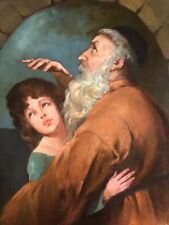 Maria Szantho ( 1897-1998 ) - Abraham’s blessing to Isaac - Judaica for sale  Shipping to South Africa