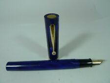 Caneta-tinteiro Sheaffer No NoNsense não usada tom duplo corpo azul plano TOP EUA, usado comprar usado  Enviando para Brazil