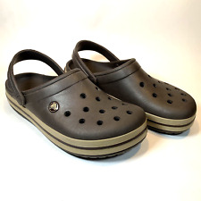 Crocs Crocband Clog Wsuwane buty - brązowe - unisex rozmiary 8 mężczyzn / 10 kobiet na sprzedaż  Wysyłka do Poland