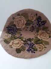 Finished round needlepoint for sale  Chelmsford