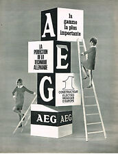 1968 advertisement aeg d'occasion  Expédié en Belgium