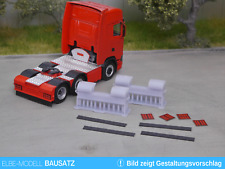 1:87 EM160 Bausatz 4x Heckstoßstange vollverkleidet für Herpa Scania 6x2, usado comprar usado  Enviando para Brazil