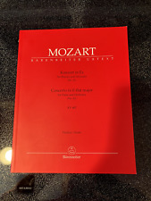 Concierto para piano MOZART n.º 22, KV 482, BARENREITER URTEXT, nuevo y sin marcar segunda mano  Embacar hacia Argentina