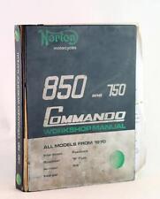 Norton Commando 750cc 850cc Motorcycles All Models from 1970 Workshop Manual for sale  Shipping to Canada
