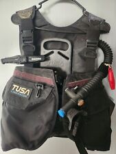 Chaleco Compensador de Flotación TUSA LIBERATOR BUCEO BCD con Silbato y Cuchillo (S), usado segunda mano  Embacar hacia Argentina