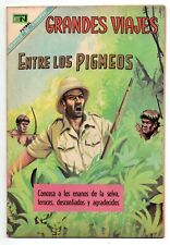 GRANDES VIAJES #67 Entre los Pigmeos, cómic Novaro 1968 segunda mano  Embacar hacia Argentina