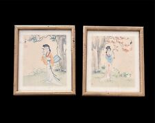 watercolors vintage 2 asian for sale  Miami
