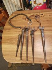 Klein iron worker tool set with spud wrenches and bull pins for sale  Penns Grove