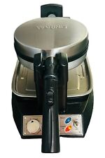 Waring Pro Belgian Waffle Maker Professional WWM400 Series Iron Stainless Black, used for sale  Shipping to South Africa