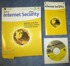 Disco, guía y caja originales Symantec Norton Internet Security 2005 de colección usados segunda mano  Embacar hacia Argentina