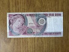 Banconota lire 100000 usato  Beinasco