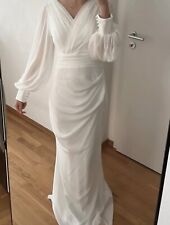 Hochzeitskleid weiß maxikleid gebraucht kaufen  Kempten