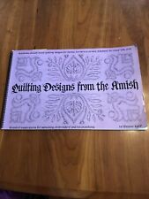 Quilting designs amish for sale  Houston