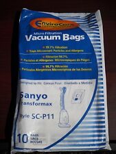 Bolsas de vacío Sanyo EnviroCare SC-P11 paquete abierto 7 bolsas NUEVAS segunda mano  Embacar hacia Argentina