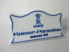 Kaiser porzellan gegründet gebraucht kaufen  Berlin