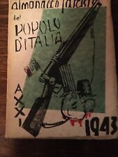 Fascismo almanacco fascista usato  Virle Piemonte