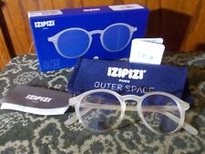 Käytetty, IZIPIZI Paris "Outer Space" Blue Screen Glasses #D +0  "Moonlight"  $52 Retail myynnissä  Leverans till Finland