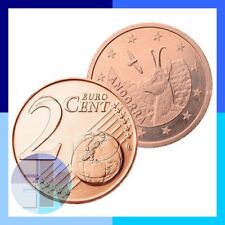 Ek // 2 cent Andorra coin # nueve: please select a year:, begagnade till salu  Toimitus osoitteeseen Sweden