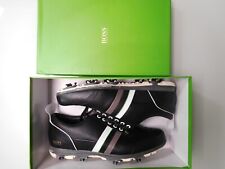 New $275 Men's Hugo Boss Green Label Black Golf Shoes Sz 11 USA 10 UK for sale  Shipping to South Africa