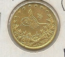 TURKISH OTTOMAN AH 100 KURUSH GOLD , used for sale  Shipping to Canada