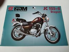 Usado, Nanjing Jincheng Machinery JC 125-8 Dragon Prospectus Catalogue Brochure Moto segunda mano  Embacar hacia Argentina