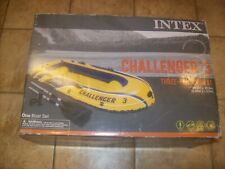 Usado, INTEX Challenger 3 bote inflable con bomba y remos| 68370EP (Caja abierta) (paquete de 4) segunda mano  Embacar hacia Argentina