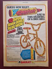 Barratt Sherbet - BMX Bike Competition - Anúncio de revista dos anos 1980 #B14800 comprar usado  Enviando para Brazil