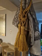 Gold tassel curtain for sale  MIDDLESBROUGH