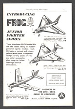 Frog junior foghter for sale  UK