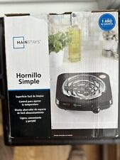 Fogão elétrico portátil queimador único placa quente cooktop trailer dormitório bancada comprar usado  Enviando para Brazil