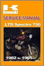 KAWASAKI Workshop Manual KZ750 750 LTD and Spectre Shaft 1982 1983 1984 and 1985 for sale  Shipping to Canada