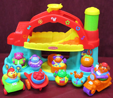 Playskool Weebles barn Dance 7 Animais Da Fazenda Abóbora Carrinho De Mão Moto Carro comprar usado  Enviando para Brazil