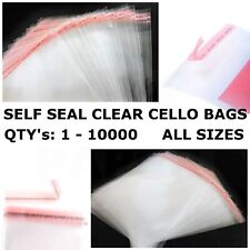 Clear cello bags for sale  BOSTON